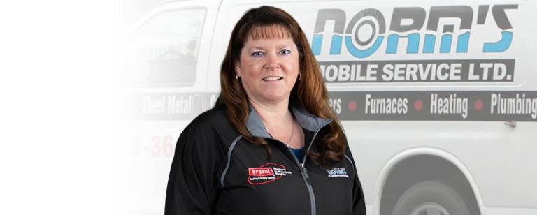 Cathy Williams - Norms Mobile Service, Plumbing and Heating, Nanaimo